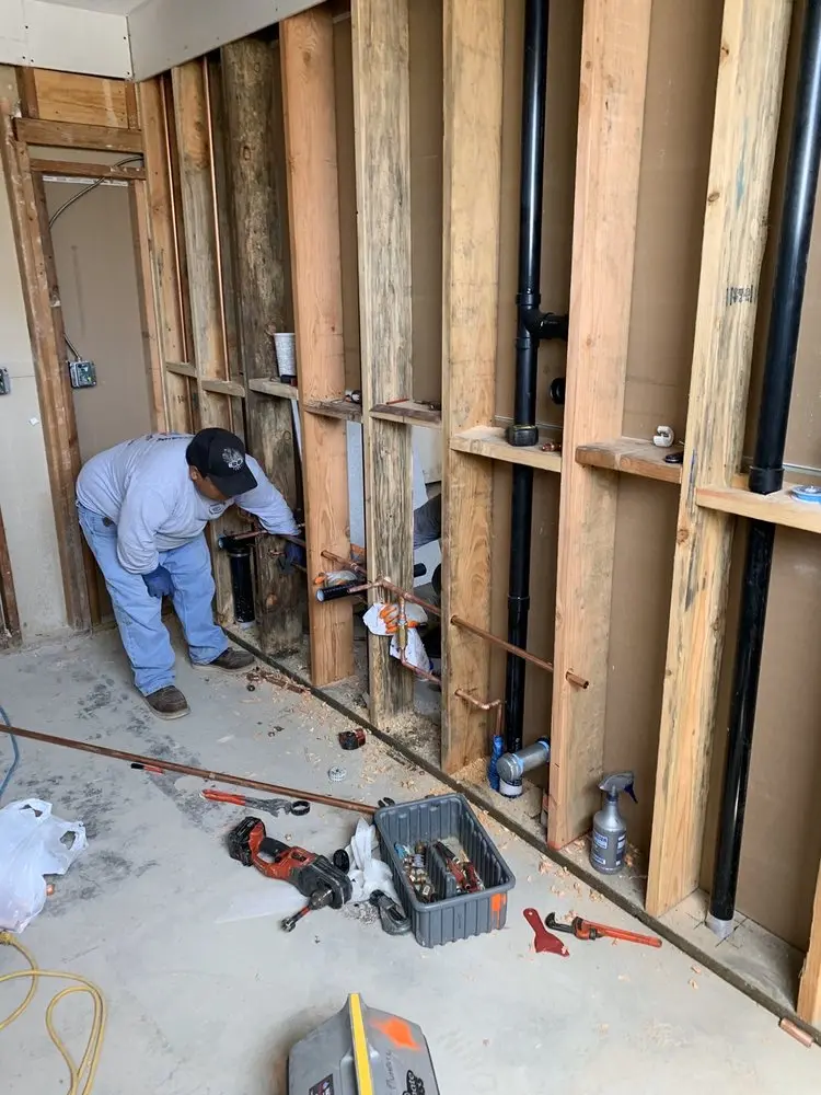 Commercial rough-in plumbing for Water Heater Replacement in Rocky Shoals Estates
